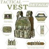 LASVENIS Quick Release Tactical Vest Adjustable Breathable Weighted Outdoor Vest