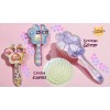 MICHBRUSH 1 Cepillo Para Cabello Niña Huella Gato Kawaii Con