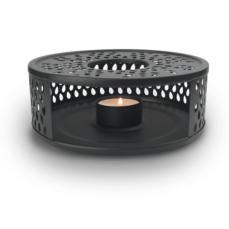Creano Black Tea Pot Warmer - Made of Stainless Steel