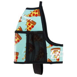 GALLON GEAR Half-Gallon Fitness Hydration Cover | Neoprene Insulated Cooling & Portable Gym Water Bottle Carrier | CASE with Storage Pockets (Pizza Aqua)