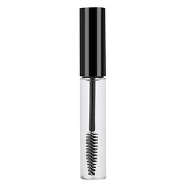 Tubo de Rímel Vacío, Inserciones de Goma 5 Colores 10 ml Tubo de Delineador Transparente Con Varita de Pestañas Botella de Contenedor de Rímel Vacía Para Aceite de Ricino(4# black)