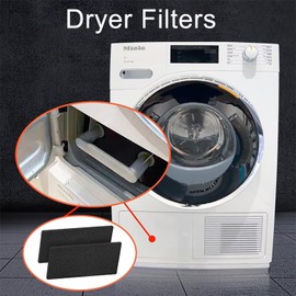 EUZUXU Pack of 8 Filters for Bauknecht Privileg Whirlpool HX 481010354757 Dryer Heat Pump Dryer, Sponge Filter Mat, Condenser Dryer, 225 x 107 x 8 mm