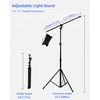 Amaran Aluminum Light Stand, 9.2ft/2.8m Adjustable Photography Stand with Boom