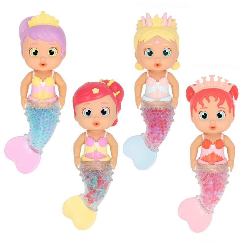 BLOOPIES FANTASY TAIL ZOE Bambola da Bagno Sirena Acquatica con