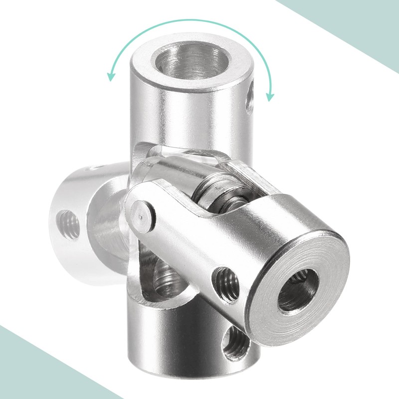 sourcing map 6mm to 8mm Inner Dia Rotatable Universal Joint