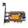 PCI E to USB 3.0 Expansion Card 5Gbps Transmission 19pin