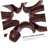 Gatuida 20pcs Leather Watch Band Watch Strap Retainers Deep Replacement