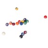 SPYMINNPOO Mini Pool Ball, 25 mm Mini Billiard Ball, Complete