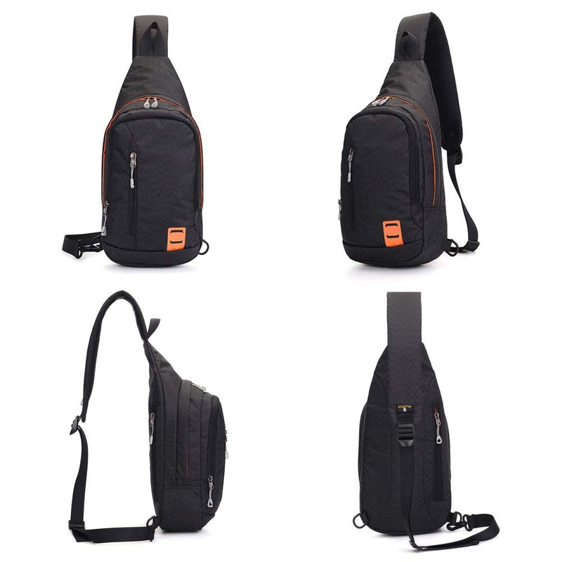 Peicees - Mochila pequeña con honda, impermeable, unisex, bandolera en