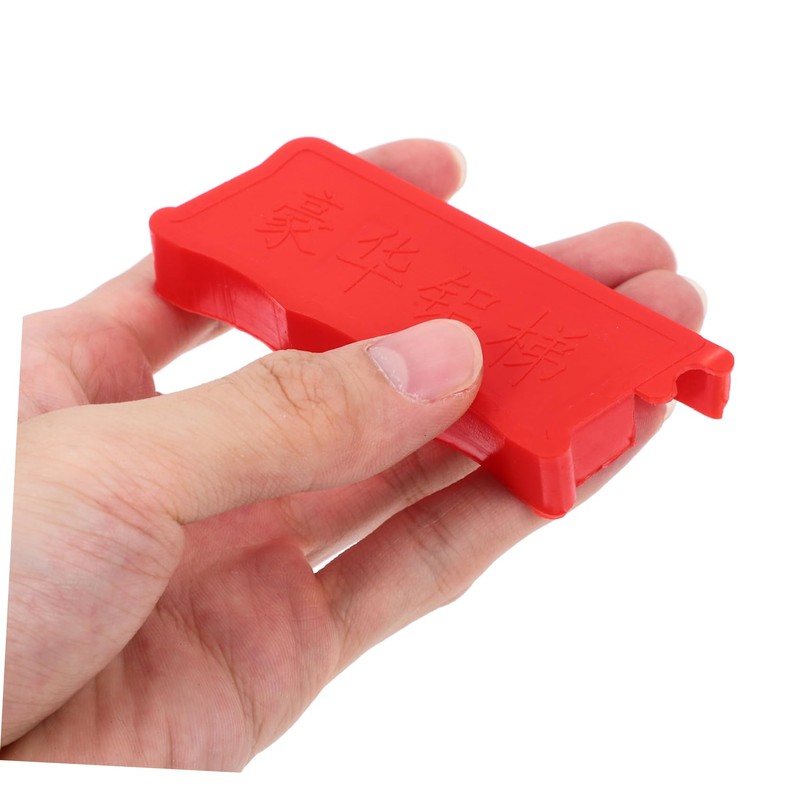 iplusmile Ladder Cover End Cap Covers Red Aluminum Ladder Pad