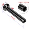 BLIKA 40Pack 1/8" Stainless Steel Black Stemball Swage Dead Ends