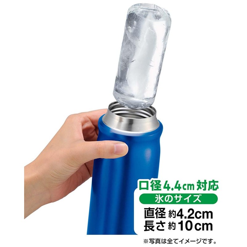 Ebisu Stainless Steel Bottle Ice Tray, Wide Mouth Type