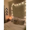 Lvydec Artificial Vines Curtain Lights, Fake Greenery Garland Willow Leaves