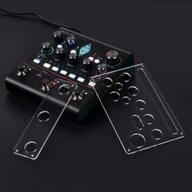 Banworks Transparent Acrylic Protection Cover for Kemper KPP Profiler Player, Effect Pedal Panel Protection Cover Pickguard Set with Magnets JT/XGQMB-01 (Protection Covers Only, 1 Set)