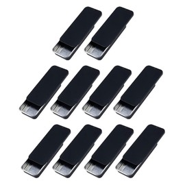 MY MIRONEY 3.15" x 1.34" x 0.43" Metal Slide Top Tin Containers Black Rectangle Metal Tin Box Empty Storage Organizer Tins for Candles,Candies,Gifts Pack of 10