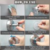 2 Pcs Metal Suction Cup Hooks, Bathroom Vacuum Suction Hooks
