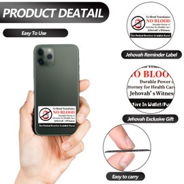 20 Pcs Jehovah's Witness No Blood Stickers JW No Blood Transfusion Stickers JW Meeting Accessories of Cell Phone Ministry Supplies Stickers Gifts for JW.org Pioneer Convention Kids Women Men