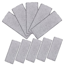 Healvian 10pcs Microfiber Mop Pads Reusable Cleaning Mop Cloths for Wet and Dry Mopping Compatible with Floor Mops for Household Cleaning