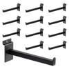 WETOECOTEC 8 Inch Square Tubing Slatwall Shelf Bracket , Heavy