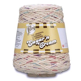 Spinrite Lily Sugar'n Cream Cone Yarn Potpourri Prints