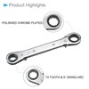 CoCud Double Box End Reversible Ratcheting Wrench, SAE 3/4 by