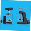 Gadpiparty 1PC Sturdy Metal Table Clip Thickened Round Buckle Desktop