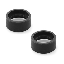 ZYAMY 2PCS Black Eyepiece Covers Flat Rubber Eyepiece Eyecup Cup Guard Telescope Birdwatcher Scope Scope Accessory for 32 to 36mm Stereo Microscope Eyepiece Eyecups