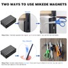 MIKEDE Black Rare Earth Neodymium Magnets, 6 Pack Strong Heavy