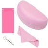 BVYA Large Hard Sunglasses Case with Pouch & Microfiber cloth