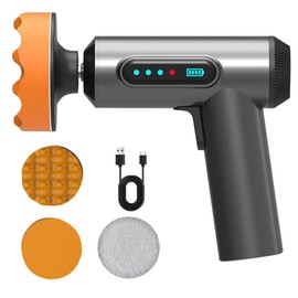 Cordless Car Polisher, Car Wireless Polishing Machine, Cordless Car Buffer Polisher, 20000 RPM Speed, 3 Polishing Pads, for Car Care Clean Detailing Polishing Waxing (Basic Type)