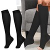 Toeless Compression Socks,Toeless Support Stockings Easy Knee High Socks -