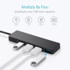 USB 3.0 Hub 4-Port Adapter Charger Data SLIM Super Speed