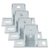 4 Pack Post Base for 1-5/8" Single Strut Channel, Ground