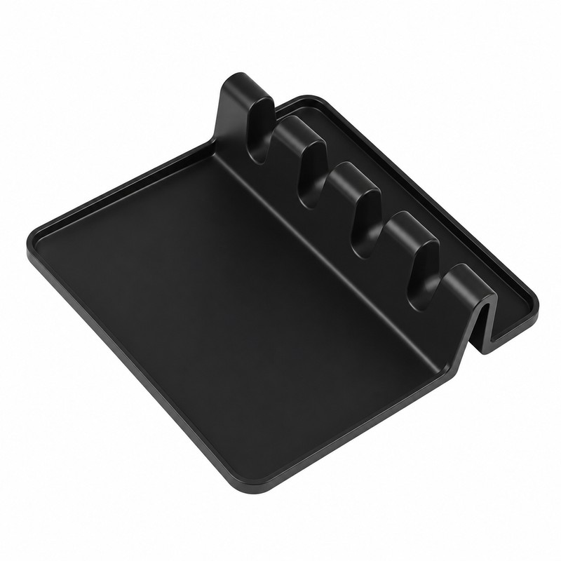 Silicone Spoon Rest for Kitchen Countertops – Non-Slip Utensil Holder