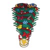 LED Christmas Decoration Light PVC Lighted Festival Window Silhouette Christmas