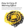 5 Meter 8MM Plastic Chain - Yellow and Black |