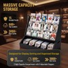 Detachable Trading Card Display Stand, Tiered Showcase and 5-Row Organizer