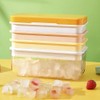 Press Type Ice Cube Maker, Ice Cube Trays with Lid