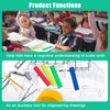 15cm Ruler Pack, Windspeed 20Pcs Colorful Rulers Straight Rulers with