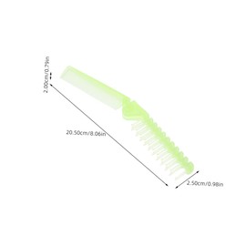 VICASKY 6pcs Folding Hair Brush Portable Detangling Combs Static Feature Ergonomic Design for Hair Types for Travel and Daily Use Includes and