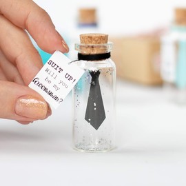 Suit Up Will You Be My Groomsman Gift, Best Man, Usher, Ring Bearer, Man of Honor - Fun Wedding Present for Groom to Ask Groomsmen