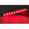 2x Red Lens Rear Bumper Reflector LED Fog Tail Stop
