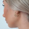 MATERIA by Matthias Wagner Double Hoop Earrings Silver 925 Women's