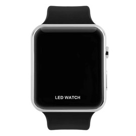 Gosasa Unisex Digital Watch Women Men Multifunction Outdoor Sport Watches Casual Silicone Strap Stopwatch Alarm Countdown Dual Time 50M Waterproof for Women Men (Silver)