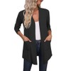 MLXSJ Womens Lightweight Long Sleeve Cardigan Casual Open Front Fall