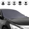Magnetic Car Sun Shade Cover with Flap and Safety Strap