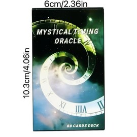 Mystical Time Oracle Card, 1 Box Mystical Time Oracle Card, Casual Party Card Game, Fun Card Game for Family & Friends