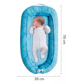 Chiqui Mundo Camita Portátil Nido Moises Colecho Para Bebé Bambineto Color Elefantito