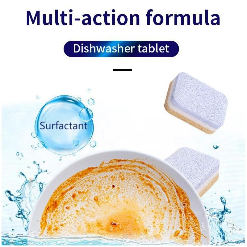 Dishwasher Cleaner,Deep Cleaning Descaler Pods for Dishwasher(30 Tablets)