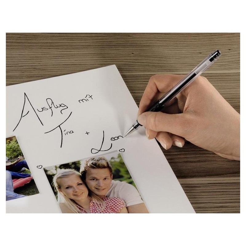 Pentel K116 A Hybrid Grip Gel Ink Rollerball Pen Black